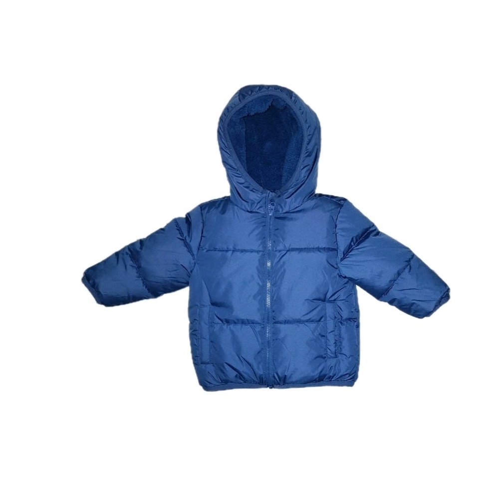Swiss Tech Kids 2T Blue Puffer Fleece Lined Jacket NWOT